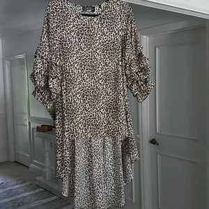 Leopard high low top